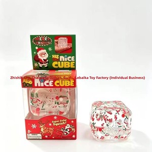 TPR Christmas Squishy Cube Stress Relief Toy-Direct From Guangdong Manufacturer - Product Image 4