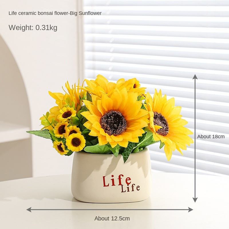 2-Grand tournesol-Pot de vie