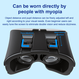Casque <span class=keywords><strong>VR</strong></span> anti-lumière bleue réglable, compatible <span class=keywords><strong>iPhone</strong></span> ou Android, lunettes <span class=keywords><strong>VR</strong></span> compatibles avec les écrans de 4 à 6 pouces, boîte de lunettes <span class=keywords><strong>VR</strong></span> 3D pour enfant - Product Image 3