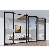 Portes coulissantes pour maisons, portes intérieures pliantes, portail avant en verre, pergola, porte coulissante sans rail, entrée extérieure