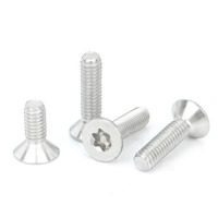Vis à tête cylindrique en acier inoxydable 304, vis antivol à tête en forme de fleur de prunier, M2-M10, grade A2-70