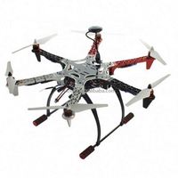 Moteur sans balais 1000KV 30A ESC KK F550 Kit d'avion UAV à six axes T8F8 contrôleur de vol avec récepteur R8EF pour avion de bricolage