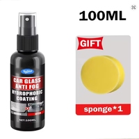 Revêtement Nano Hydrophobe pour Pare-Brise de Voiture, Anti-Pluie, Anti-Buée, Éliminateur de Film Huileux