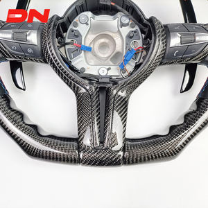 Volant sport en forme de D personnalisé pour Série 3 F30, en cuir carbone, pour modèles M3 M4 M5 X6 X5 X3 Série 5 X4 Série <span class=keywords><strong>7</strong></span> - Product Image 2