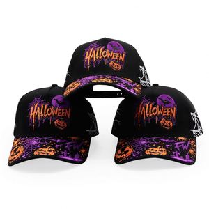 Gorra de Béisbol Bordada Personalizada de Halloween con Visera Curva para Regalos de Temporada - Product Image 4