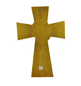 신상품 수지 공예 십자가 입상 거룩한 성탄 가족 벽 십자가-가정 장식용 금 - Product Image 3