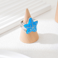 Neuer Trendiger Ring Punk Vergoldet Wasserdicht Edelstahl Breite Version Damenring