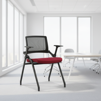 Chaises de salle de conférence modernes avec tablette intégrée, chaises de bureau pliantes, chaises empilables pour écoles et invités, et chaises de réception
