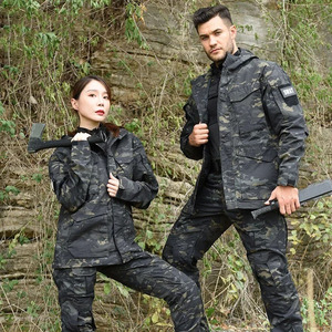 Vente en gros M65 vestes tactiques de camouflage pour hommes imperméable <span class=keywords><strong>pilote</strong></span> de vol <span class=keywords><strong>chasse</strong></span> coupe-vent manteaux à capuche multi-poches toile - Product Image 6