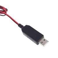 Câble éliminateur de batterie AA avec convertisseur de type C Entrée USB ou type C Sortie de batterie factice AA 5V2A 1.5V/3V/4.5V/6V