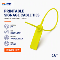 Etiquetas de Seguridad para Cables, Autoblocantes, 200 mm, Imprimibles, Etiquetas de Inspección para Extintores de Incendios, Multicolores