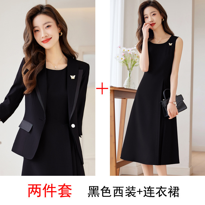 Black suit dress 909