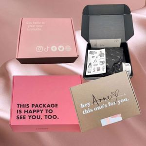 Custom Biodegradable Corrugated Cardboard Shipping Boxes Matt Lamination Magnetic Closure Logo Printing for <b>Socks</b> Fur Packaging - Product Image 3