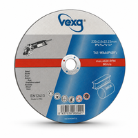 Disque de coupe professionnel pour meuleuse d'angle de 230 mm pour métal, acier au carbone, acier inoxydable