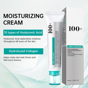 Crema Viso PDRN DNA di Salmone 60ml 2026 con Acido Ialuronico, Idratante Coreano per la Riparazione della Barriera Cutanea, per Pelli Sensibili - Product Image 3