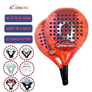Raqueta de Pádel Profesional de Fibra de Carbono 18K, Diseño Personalizado con Logotipo, Raqueta de Tenis de Playa para Uso Deportivo, Raqueta de Pádel en Stock - Product Image 1