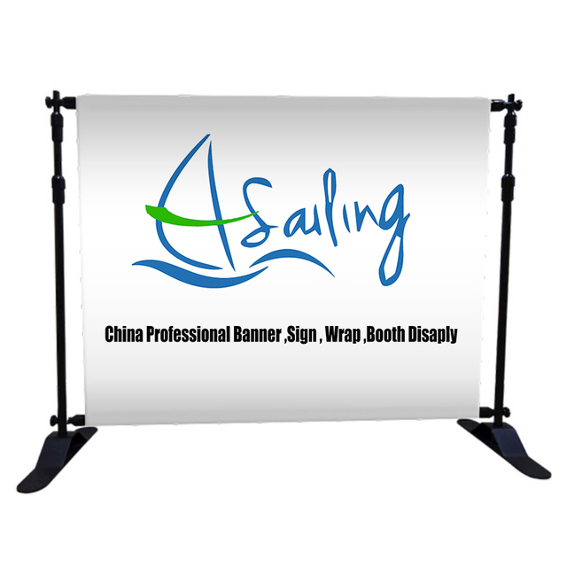 8 ft Jumbo Telescopic Trade Show Adjustable Banner Logos Stand