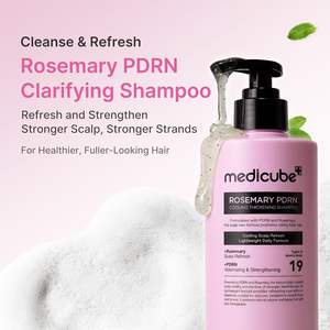 Champú Medicube Rosemary PDRN 400 ml, Refrescante y Engrosador, Cuidado del Cuero Cabelludo para Todo Tipo de Cabello - Product Image 2