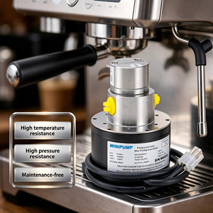 High Precision Pulsation-Free Dosing <b>Pump</b> Food Grade SUS316L PEEK Micro Magnetic Gear <b>Pump</b> for Coffee Machine Syrup - Product Image 1