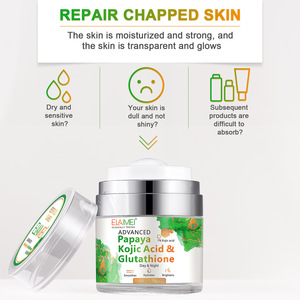 Vegano 50ml di acido Kojic Papaya crema viso <span class=keywords><strong>Ceramide</strong></span> infusa schiarente idratante idratante idratante lozione sbiancante per la pelle - Product Image 3