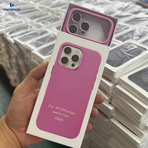 Funda de Cuero Oficial para <span class=keywords><strong>iPhone</strong></span> 17 Pro, Funda para <span class=keywords><strong>iPhone</strong></span> 17, Funda Trasera para <span class=keywords><strong>iPhone</strong></span> 13 Pro Max - Product Image 5