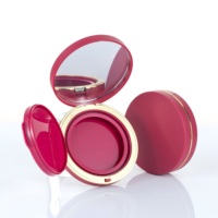 A726 Étui de fond de teint coussin d'air rouge de haute qualité, personnalisé, de forme ronde, pour BB CC Cream, couleur nude, prix