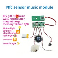 Offre Spéciale Usine : Module Lecteur MP3 Enregistrable USB Rechargeable avec NFC, Bande LED RGB et Matériau PVC