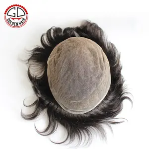 Top Grade French Lace Unprocessed Body Wave Hairpiece For Men