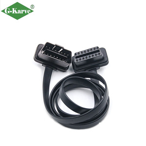 Câble d'extension OBD Y-Splitter Prix Usine - Connecteur Mâle 16 Broches 12V Double Femelle pour Diagnostic Simultané de l'ECU - Product Image 1