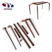 Jieying salon Table à manger cadre de meubles en fer avec pieds en métal accessoires de quincaillerie de meubles Base de Table basse