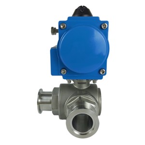 Bille de raccordement pneumatique à trois voies en acier inoxydable KF25 KF40 pour vide - Product Image 4