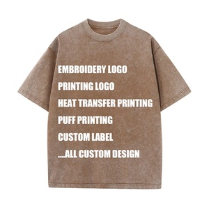 T-shirt Homme Personnalisé 100% Coton Haute Qualité Coupe Classique Grammage Lourd 270g Respirant Style Urbain Anti-Plis Séchage Rapide - Product Image 3