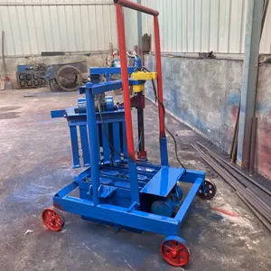 Cheapest Price Of Brick Machine Mobile Small Concrete Hollow Solid Cement Diesel Engine Block Making Machine