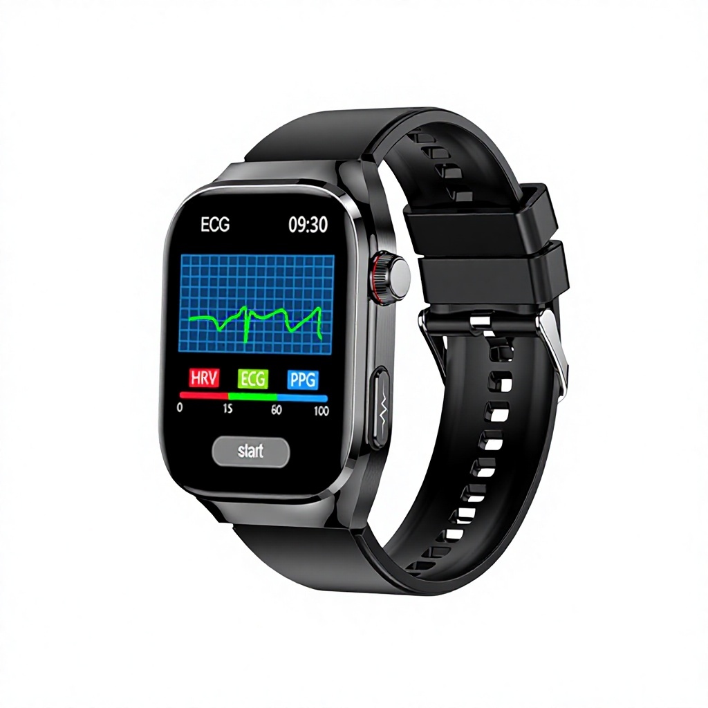 Black Silicone Strap