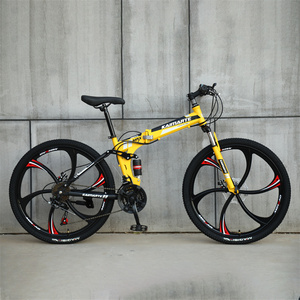 Vélo de montagne pliable vélo de montagne pliable 26 pouces vélo de montagne à suspension intégrale haute qualité fournisseur <span class=keywords><strong>vtt</strong></span> Sepeda - Product Image 1