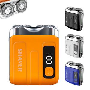 0728 Professional High-speed Motor Mini <b>Sized</b> Effortless Shaving Shaver Lcd Display Intelligent Face - Product Image 3