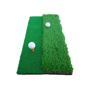 Golf Swing Câu Lạc Bộ Huấn Luyện Viên Với Non-Slip Dưới Dài Cỏ & Đôi Cỏ Đánh Thảm Cho Real Greens Đào Tạo