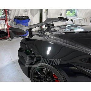Alerón trasero de fibra de carbono estilo Corvette Z07, tejido 3K/6K/12K para Chevrolet Corvette C8 Z06 Z07 - Product Image 2