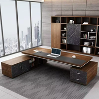 Bureau de Direction Moderne Classique en Forme de L pour Maison, Salle à Manger, École ou Chambre