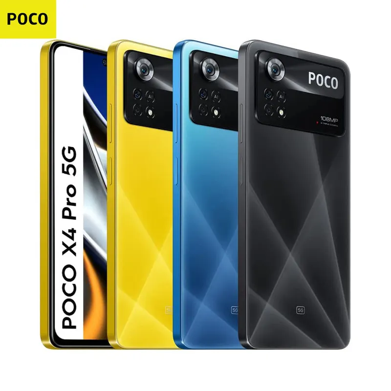 Nieuwe Collectie Poco X4 Pro 5G Smartphone Telefoon 108MP Triple Camera 120Hz Amoled Screen 67W Turbo Opladen global Versie