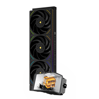 Pour WONDER VISION 360 UB ARGB NOIR&BLANC Écran Courbé Radiateur Refroidi par Eau 120mm Boîtier d'Ordinateur Silencieux Roulement Fluide