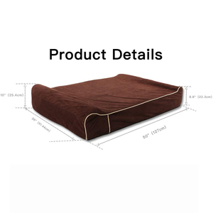 Materasso per Cani in Memory Foam Rimovibile, Motivo Animale, Morbido, Antiscivolo, Ecologico, Per Tutte le Stagioni, Personalizzabile per Cani, Gatti, Auto - Product Image 2