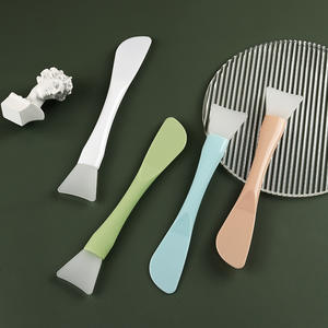 Nouveau maquillage du visage beauté Spa outils visage crème argile applicateur masque brosse doux Double tête disponible cosmétique Silicone masque brosse - Product Image 1
