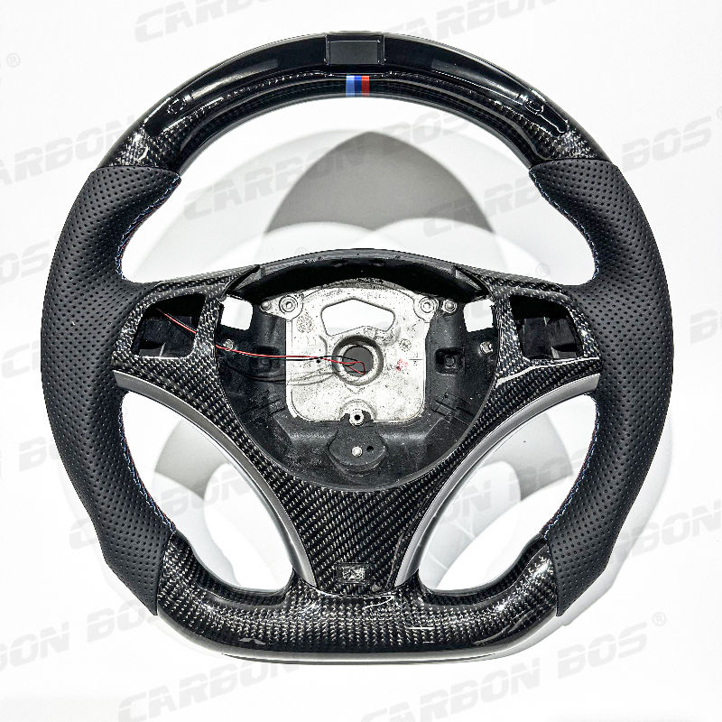 Fibra de carbono negra+LED