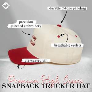 Funky Junque Vintage Canvas Snapback Hat-Tissu commun réglable à 2 tons avec broderie 3D-Casquette de cowboy <span class=keywords><strong>papa</strong></span> décontractée unisexe - Product Image 3