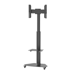 Carrello <span class=keywords><strong>TV</strong></span> <span class=keywords><strong>Mobile</strong></span> Motorizzato di Alta Qualità in Alluminio e Acciaio con Ruote Girevoli, Capacità 40KG, per Uso in Soggiorno, Adatto a <span class=keywords><strong>TV</strong></span>/Monitor <span class=keywords><strong>da</strong></span> 32-70 Pollici - Product Image 2