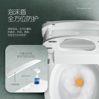 Toilette intelligente sans bord toilette intelligente à chasse d'eau tornade 110V Us StockToilette articles sanitaires intelligents Wc capteur de pied de toilette automatique