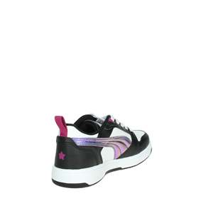 Baskets Puma pour filles, blanches et noires, taille 28, en toile, chaussures tendance - Product Image 3