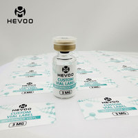 Étiquettes autocollantes pour flacons de peptides 3 ml, résistantes au froid, avec adhésif permanent pour l'étiquetage des échantillons de laboratoire