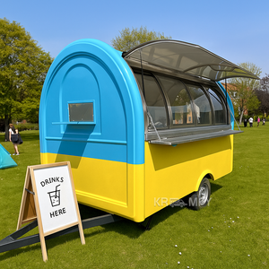 Remorque de cuisine mobile multifonctionnelle entièrement équipée pour la restauration rapide, les barbecues et les confiseries, idéale pour les industries de vente au détail - Chariot de concession de hot-dogs pour l'extérieur - Product Image 1